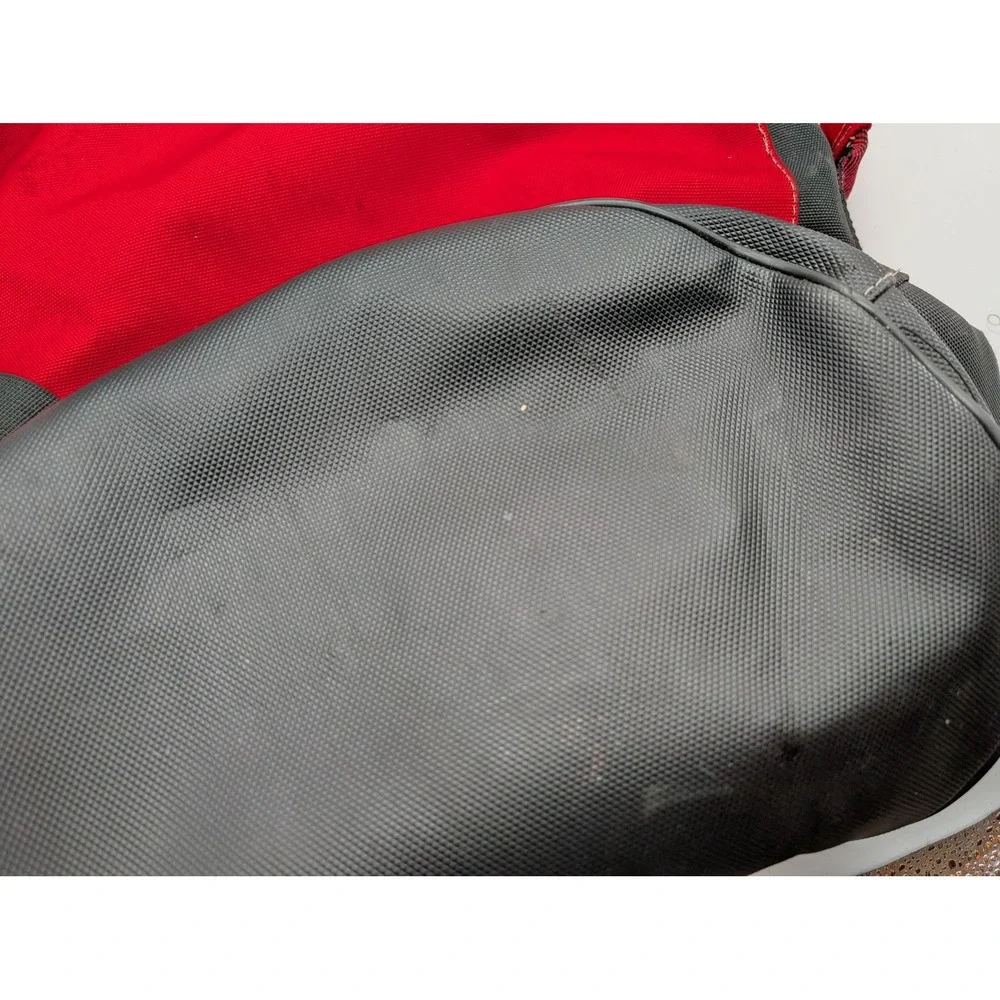 Vintage Marlboro Unlimited Red Black Canvas Sling Backpack Gear Bag Drawstring